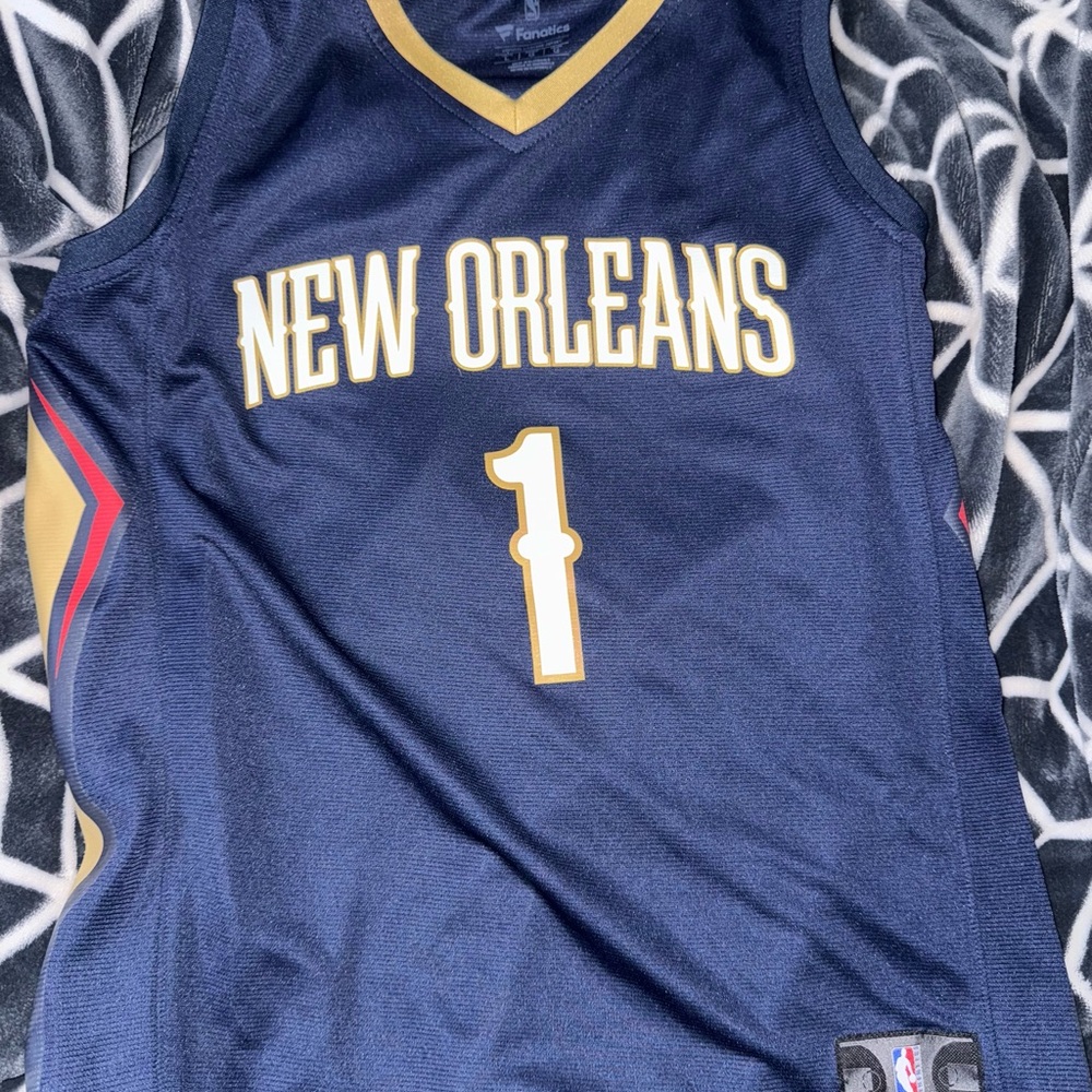 NBA Navy Blue Team Jersey with Official League Patch